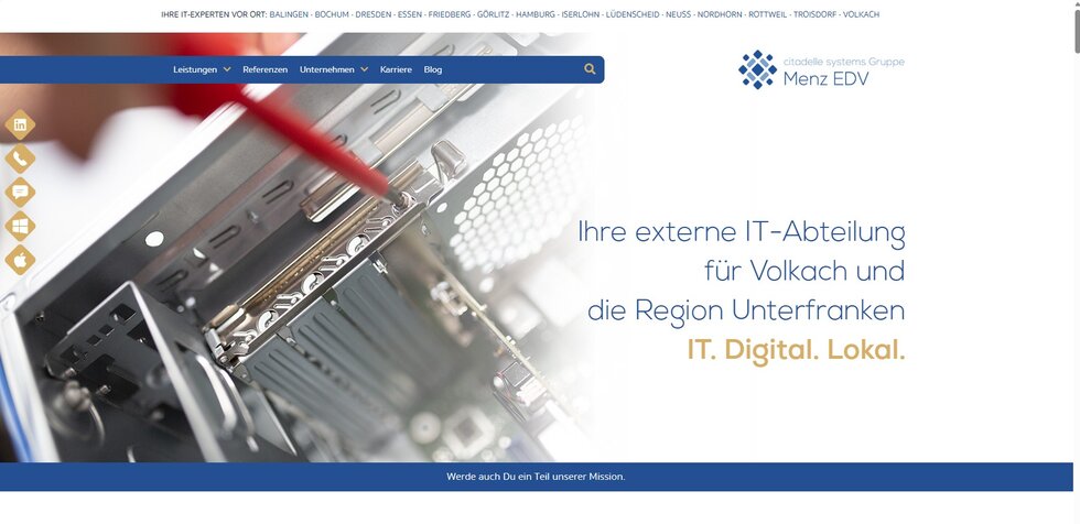 Unser Partner: Menz EDV Unser Partner: Menz EDV